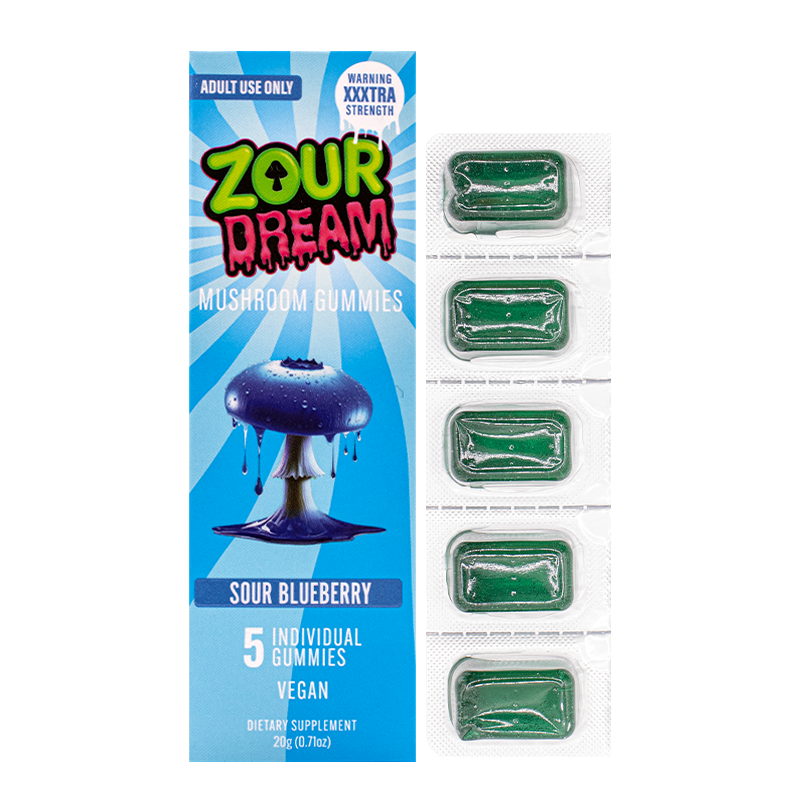 Zour Dream  - Mind Melting Mushroom Gummies - 5ct