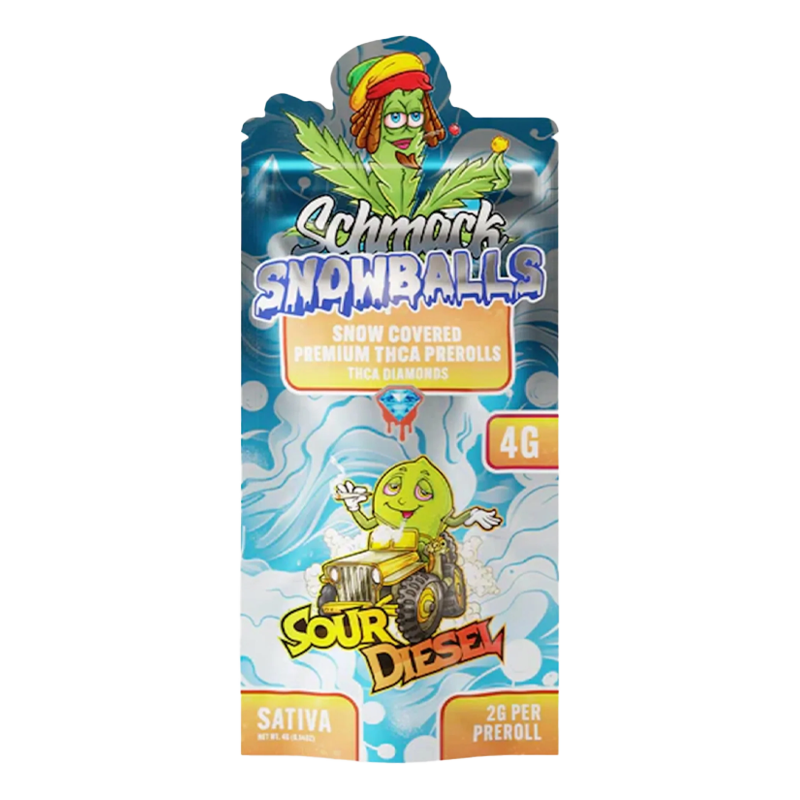 Schmack - Snowballs THCA Diamond Pre-Rolls - 2x2g