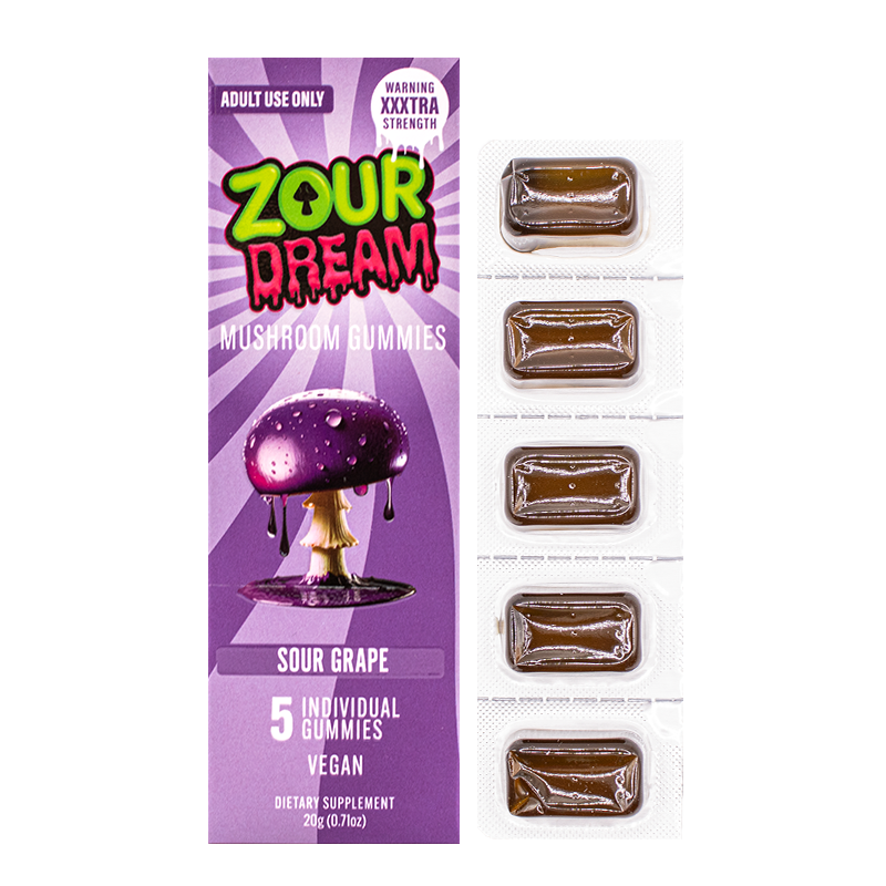 Zour Dream  - Mind Melting Mushroom Gummies - 5ct