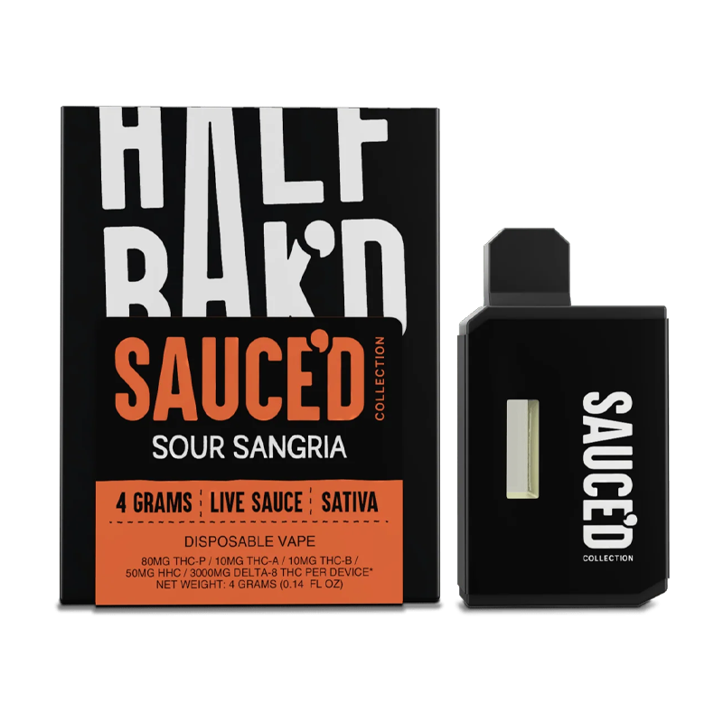 Half Bak'd - Sauce’d Collection Disposable - 4g