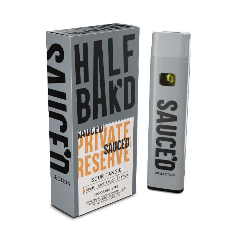 Half Bak'd - Sauce'd Private Reserve Disposable - 1g
