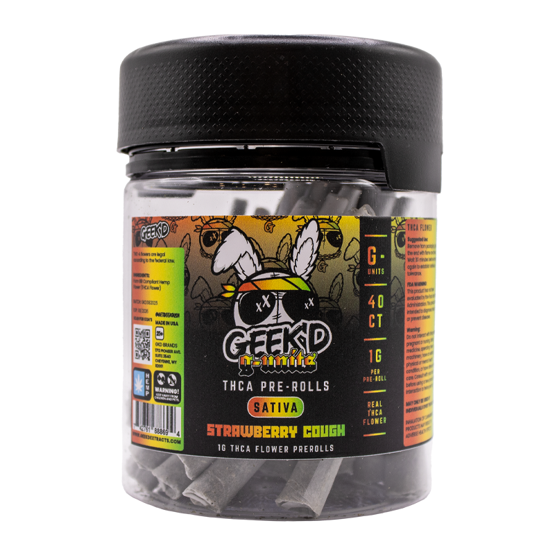 Geek'd Extracts - G-Units THCA Pre-roll - 40ct