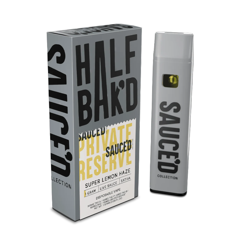 Half Bak'd - Sauce'd Private Reserve Disposable - 1g