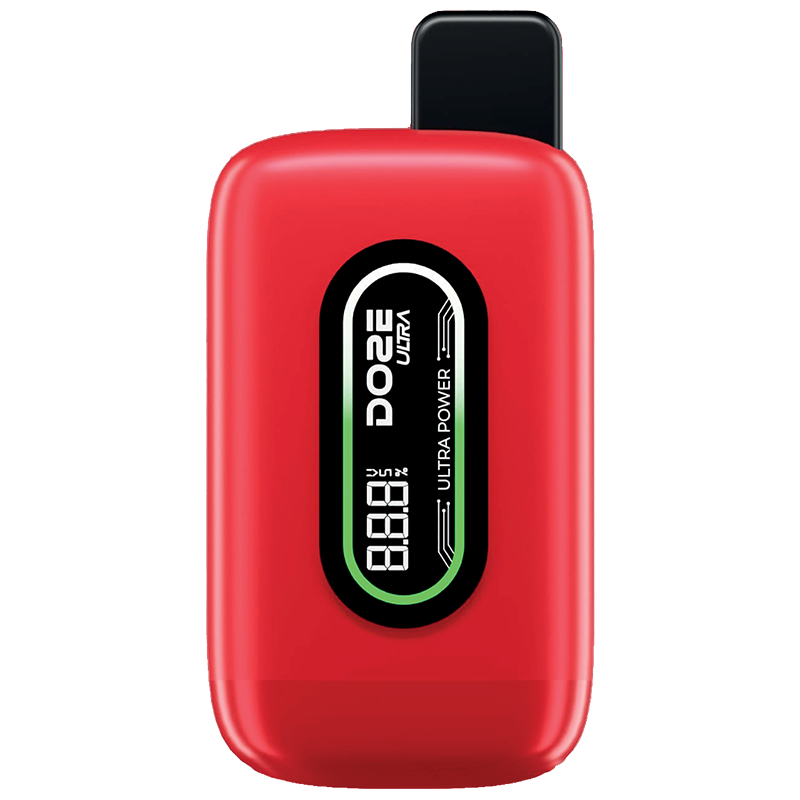 The Doze Box Ultra 510 vape pen, showcasing its sleek stealthy design and LED screen, displaying battery life, power settings, and voltage for ultimate control.
