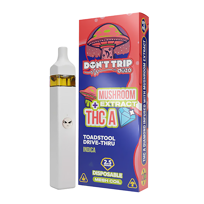 Dozo - Don’t Trip - Mushroom Extract + THCA - Disposable - 2.5g