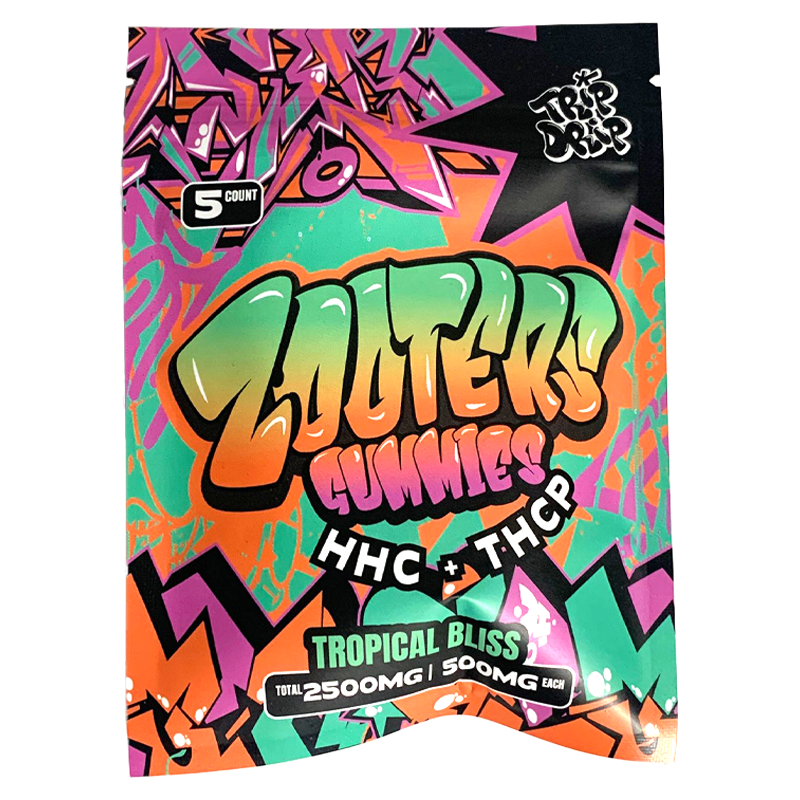 Trip Drip - Zooters HHC + THCP Gummies (5ct) - 2500mg