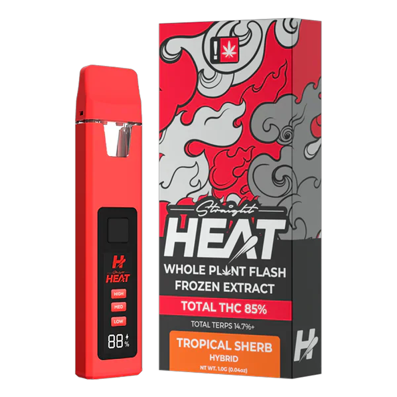 Straight Heat - Flash Frozen Extract Disposable - 1g