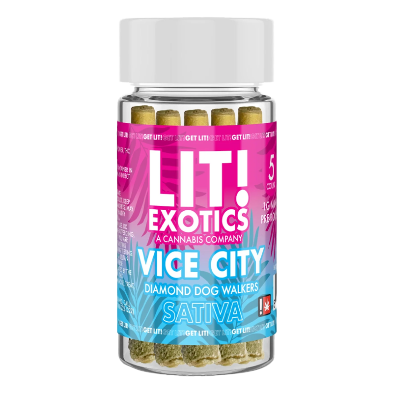 LIT! - Diamond Dog Walkers Pre-Rolls - 1g