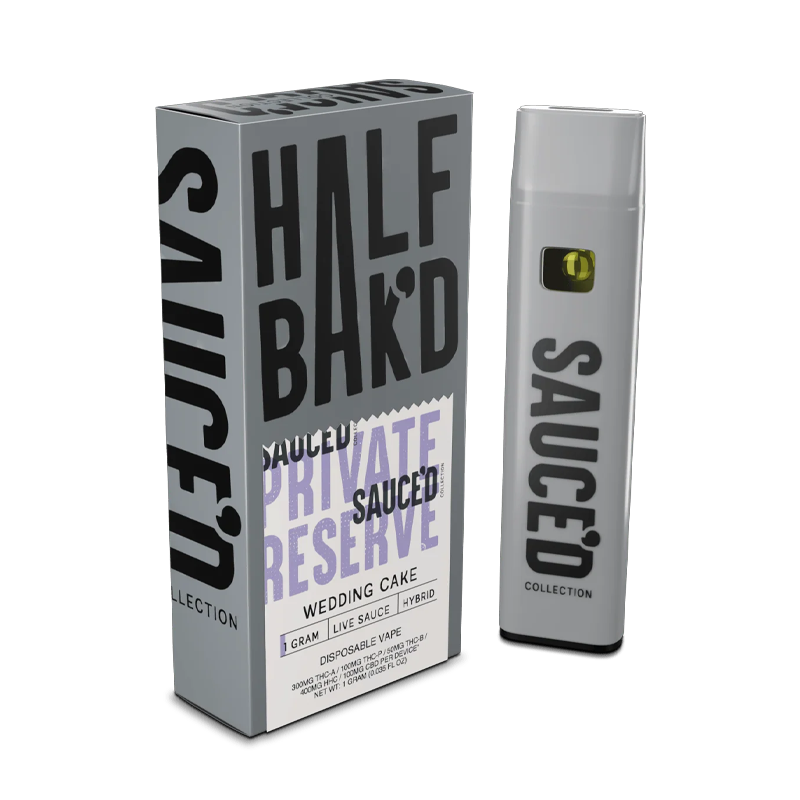 Half Bak'd - Sauce'd Private Reserve Disposable - 1g