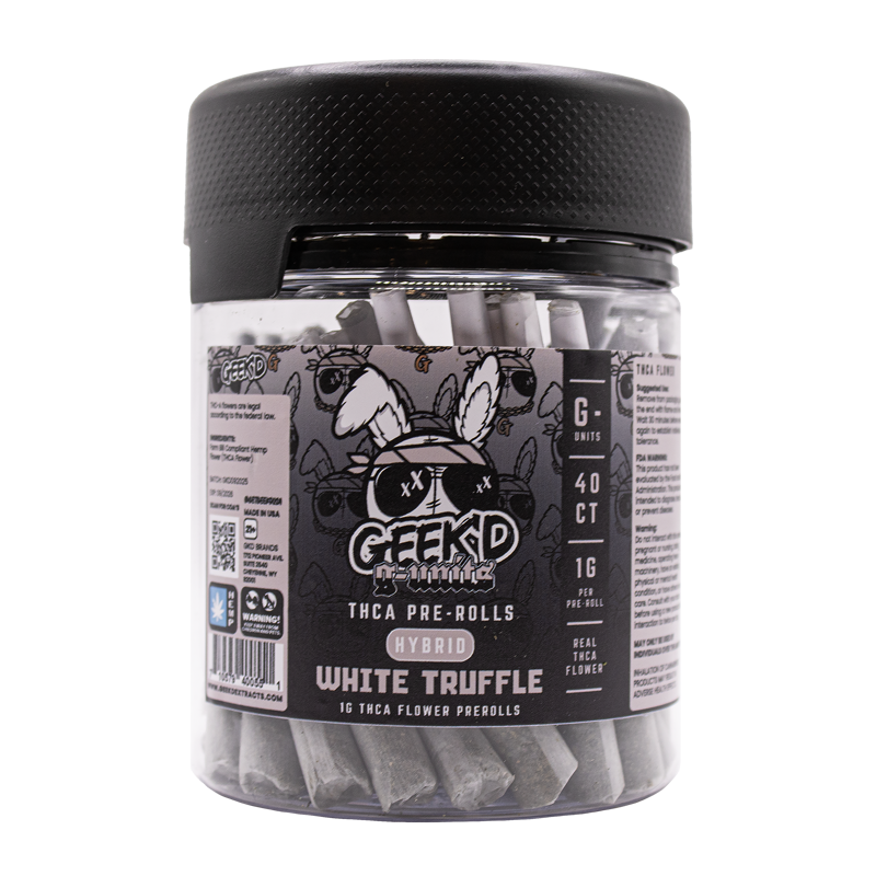 Geek'd Extracts - G-Units THCA Pre-roll - 40ct