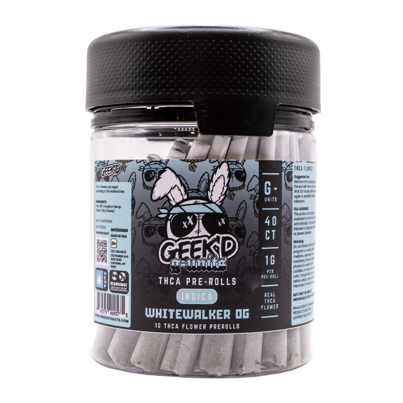 Geek'd Extracts - G-Units THCA Pre-roll - 40ct