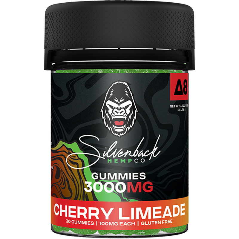 Silverback Hemp Co - Delta 8 Gummies - 3000mg.