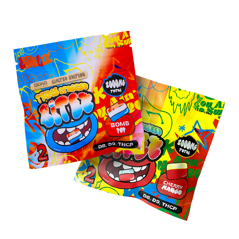 Double Stacked Bitez - Multipack - Delta-8+Delta-9+THC-P