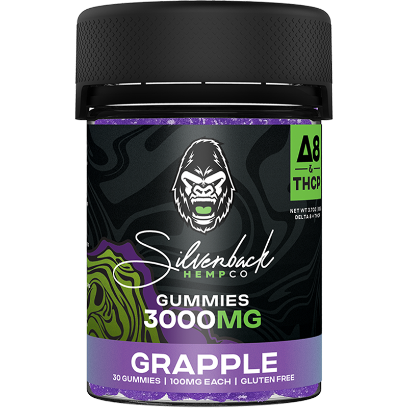 Silverback Hemp Co - THC-P + Delta 8 Gummies - 3000mg.