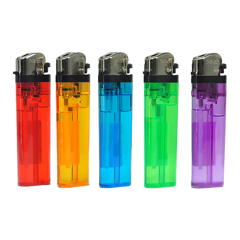Neon Gas Lighter – Assorted Colors (Upgraded Retro Edition)