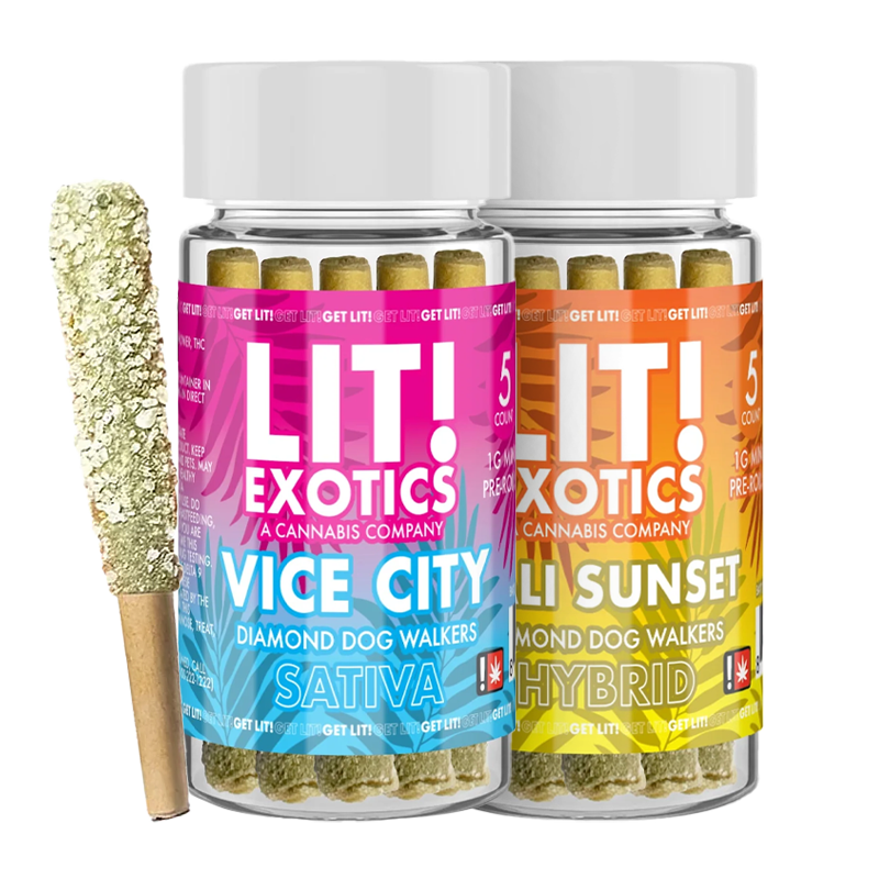 LIT! - Diamond Dog Walkers Pre-Rolls - 1g