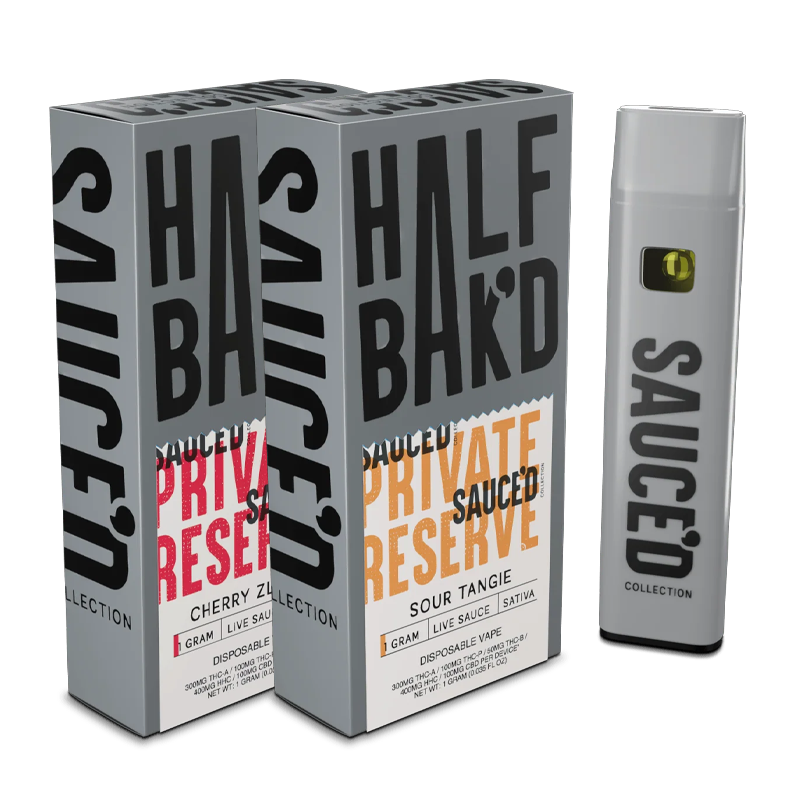 Half Bak'd - Sauce'd Private Reserve Disposable - 1g