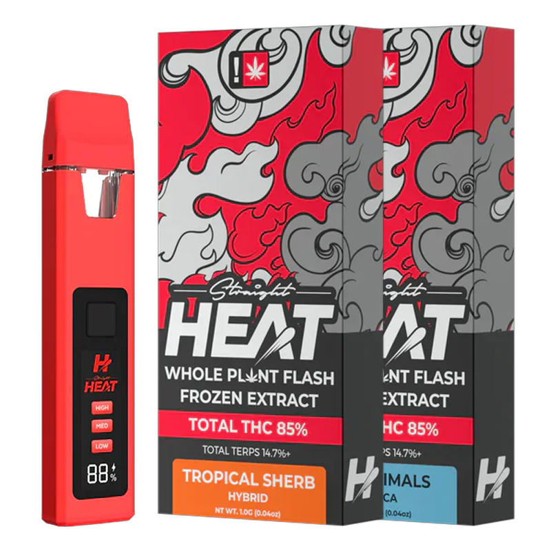 Straight Heat - Flash Frozen Extract Disposable - 1g