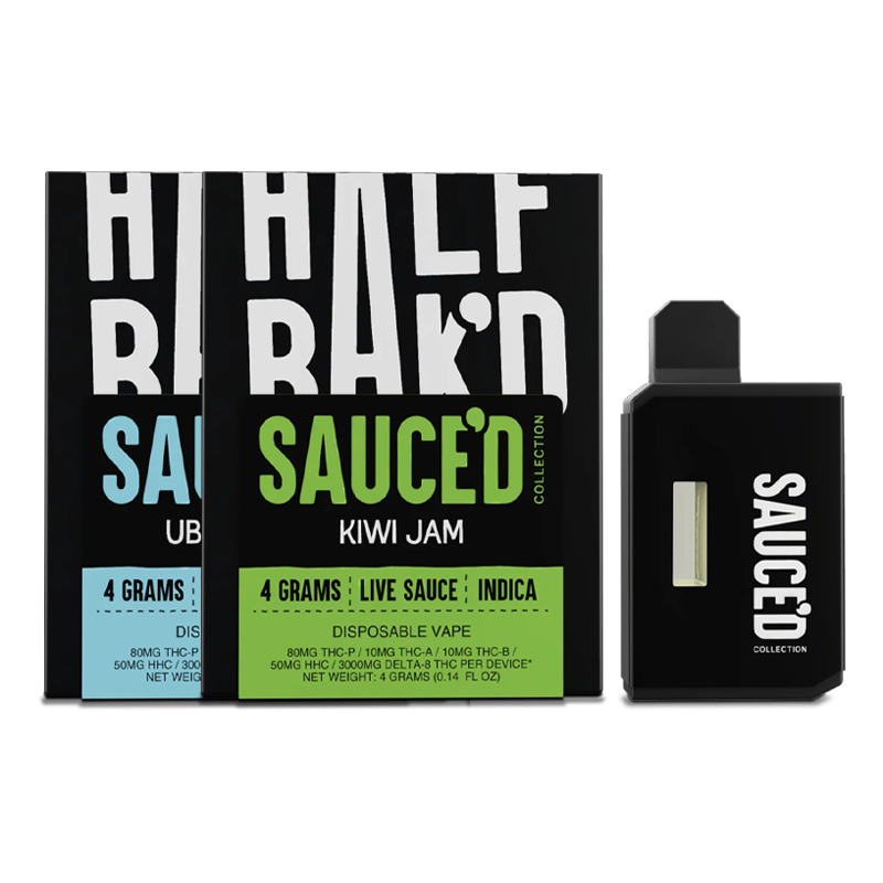Half Bak'd - Sauce’d Collection Disposable - 4g