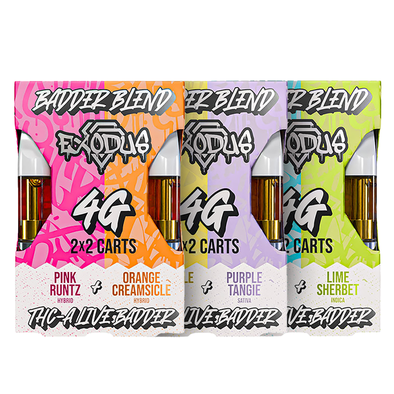 Exodus - THCA Duo Cartridges – HXY9 + Delta 8 Live Resin