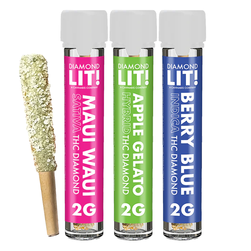 LIT! - THC Diamond Pre-Roll - 2g