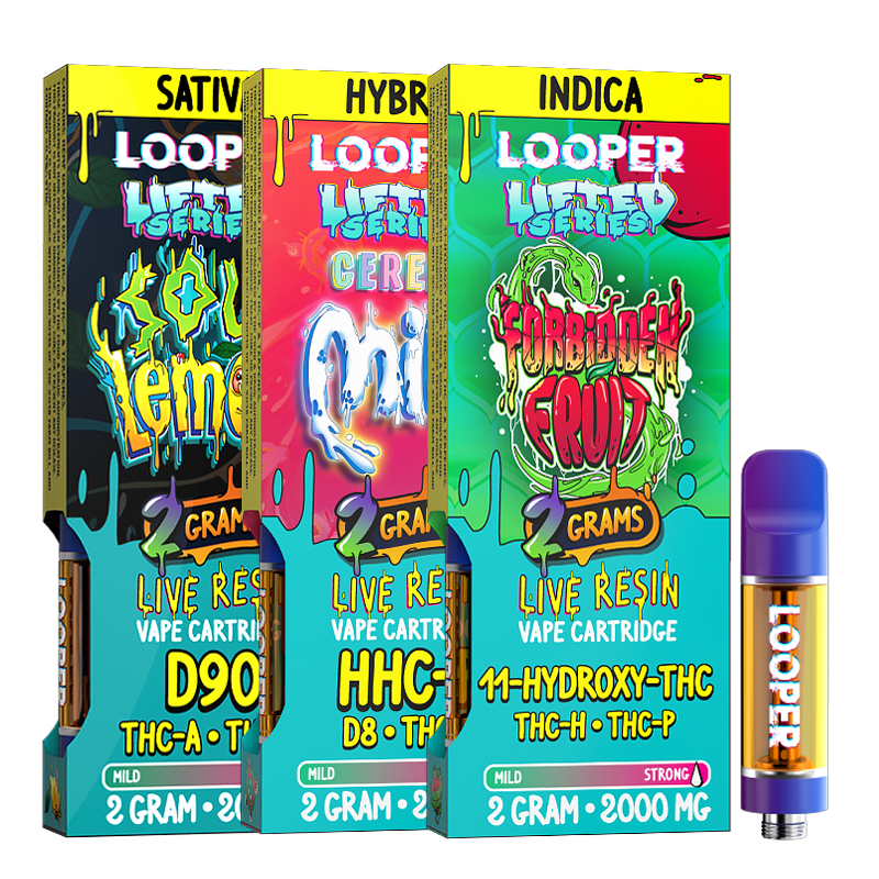 Looper - Lifted Series Live Resin Cartridges - 2g
