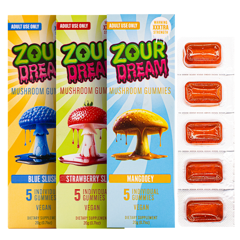 Zour Dream  - Mind Melting Mushroom Gummies - 5ct