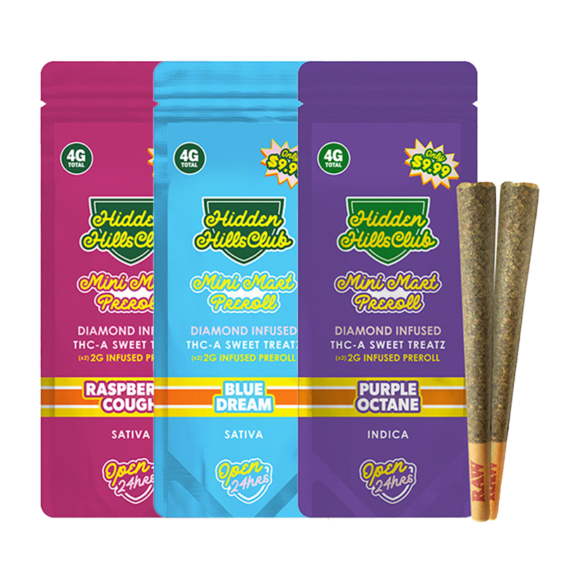 Hidden Hills - Mini Mart Pre-Rolls - 2x2g