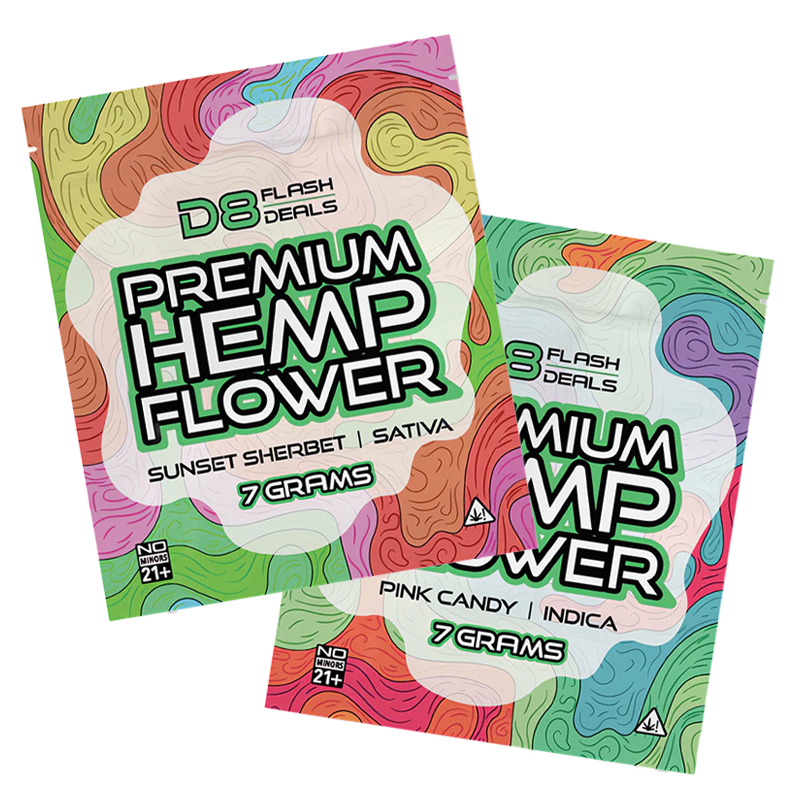 D8 Flash - Premium THCA Hemp Flower - 7g