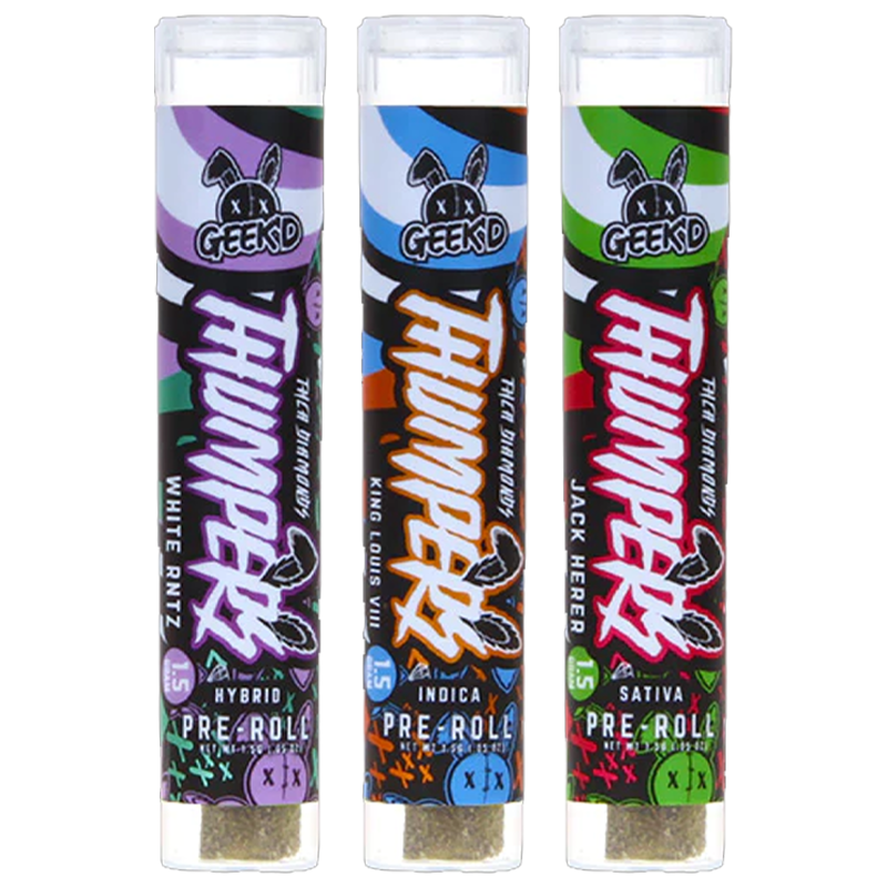 Geek'd Extracts - Thumpers - Pre-roll - 1.5g