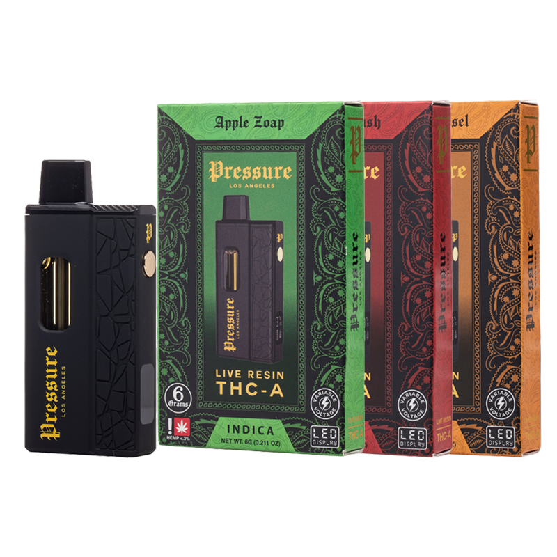 Pressure LA - THCA Live Resin Disposable - 6g
