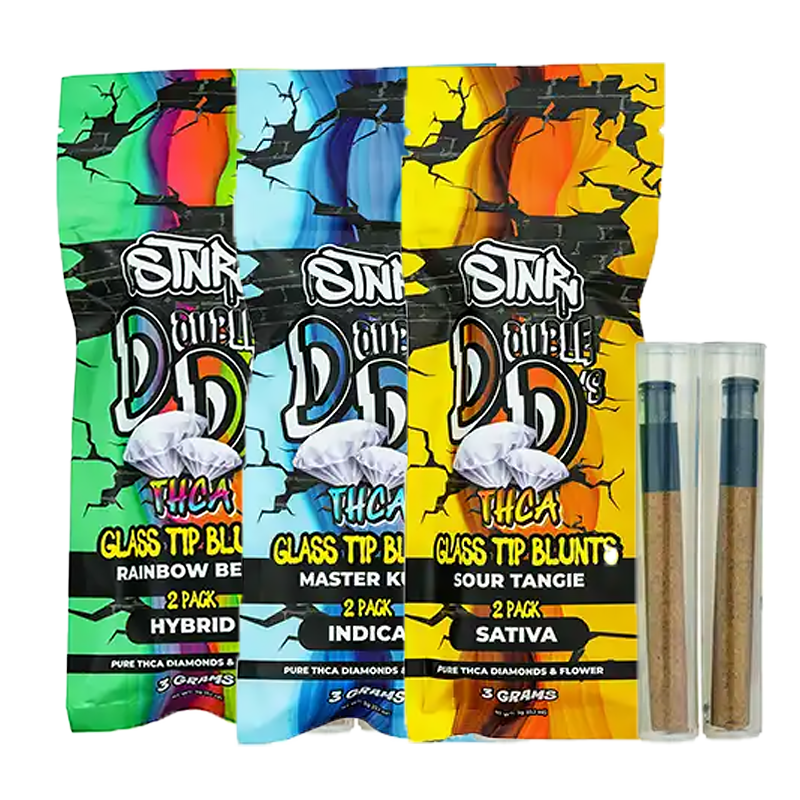 STNR - Double D's Glass Tip Blunts - 3g