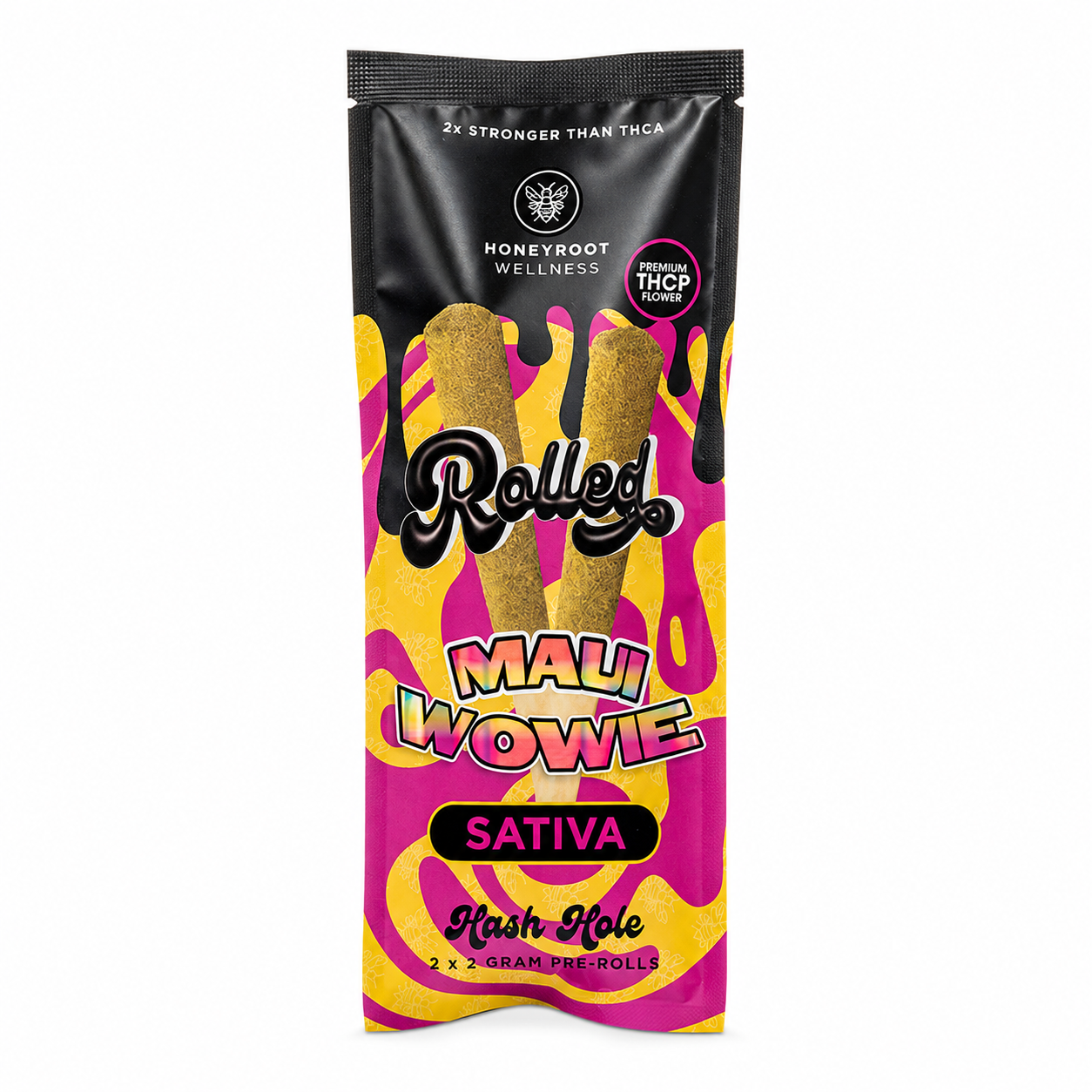 HoneyRoot - Rolled THC-P Hash Hole Prerolls – 4g.