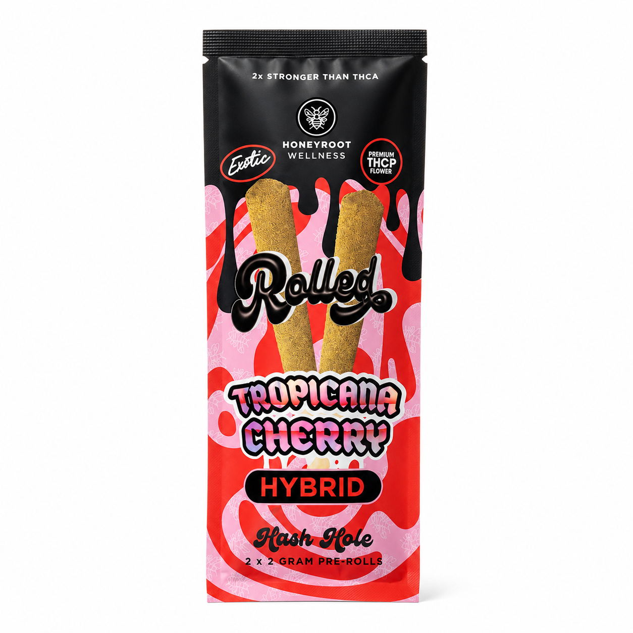 HoneyRoot - Rolled THC-P Hash Hole Prerolls – 4g.