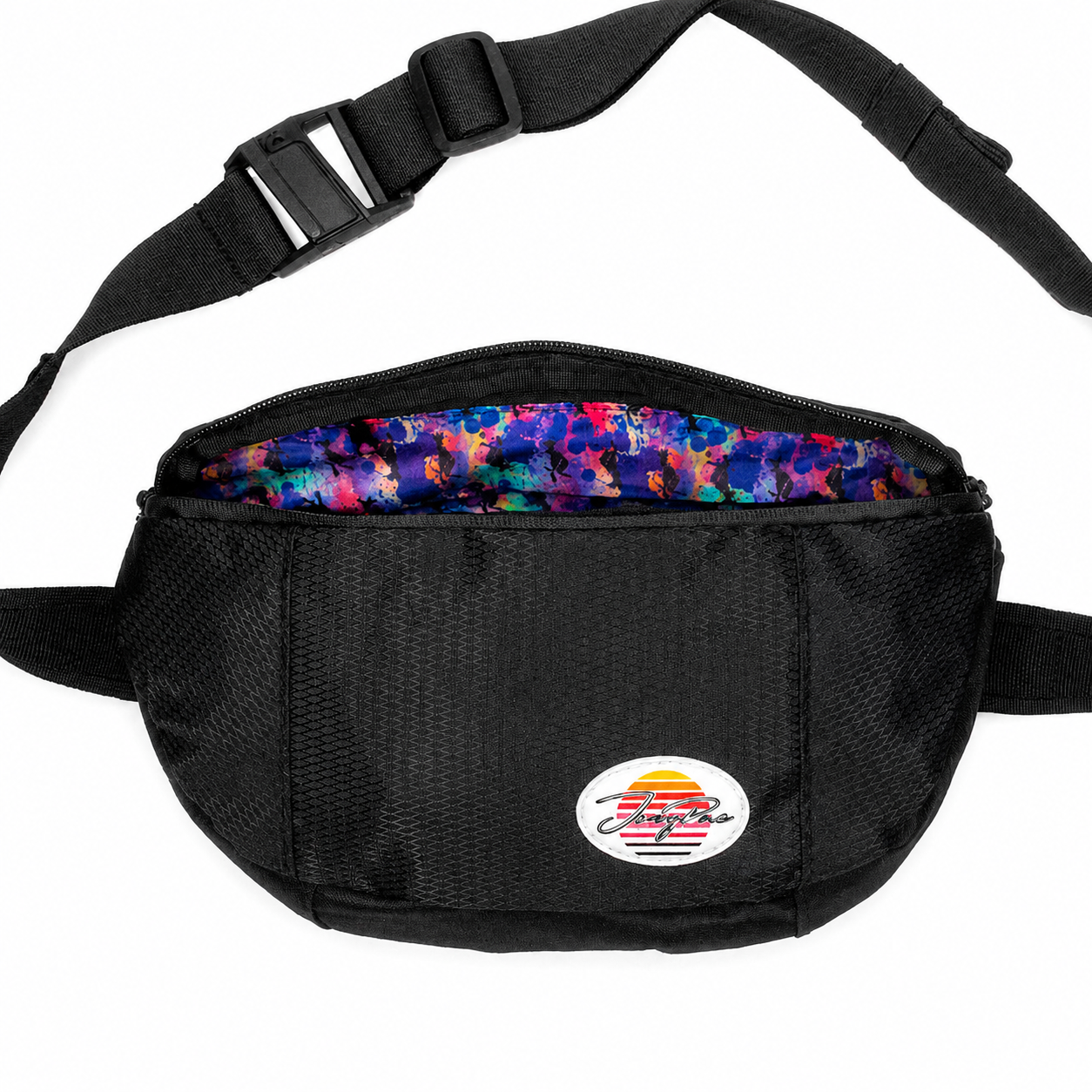 JoeyPac 'After Midnight' 2L Fanny Pack – Travel & Festival Crossbody Bag