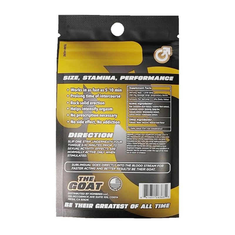 The GOAT - Male Enhancement - Sublingual Strip (2-Pack)